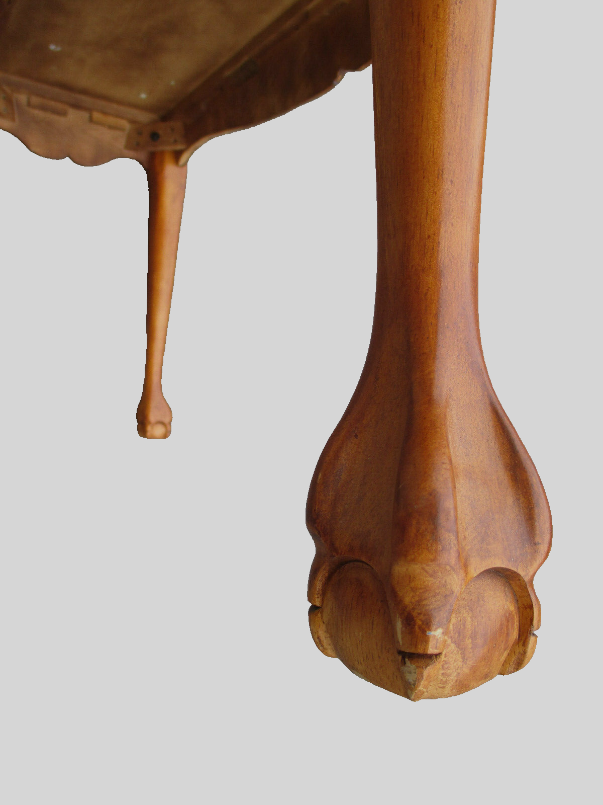 62403 Oak Claw foot Console Table Hall Stand Sideboard Server