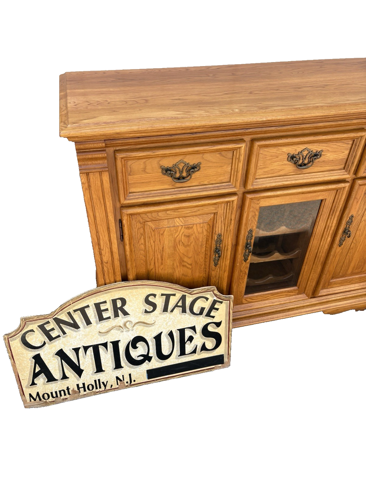 66998 Oak Buffet Sideboard Server Cabinet Richardson Furniture