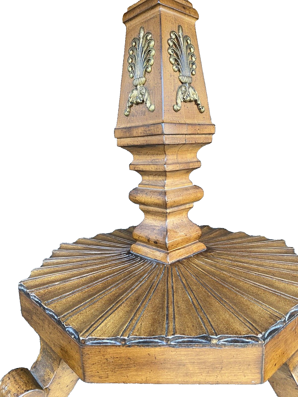 66214   Decorator Hex Lamp Table Stand