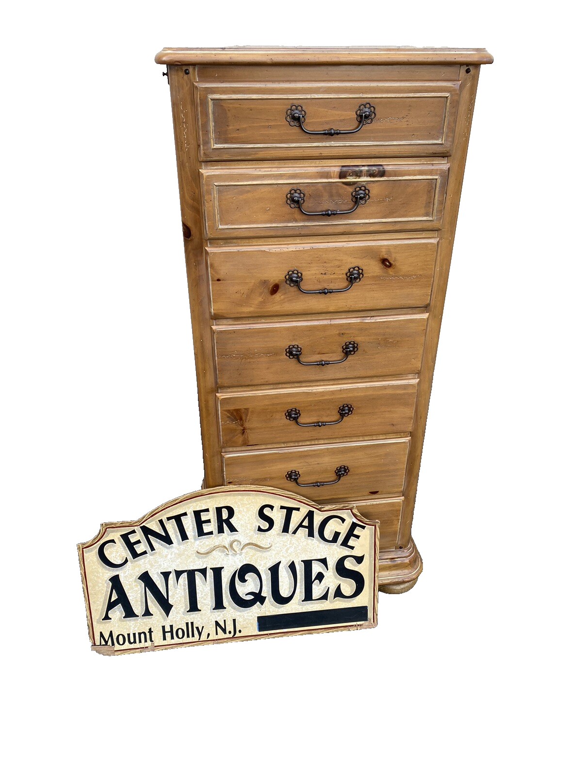 65979    NATIONAL Furniture Pine Lingerie Chest Dresser