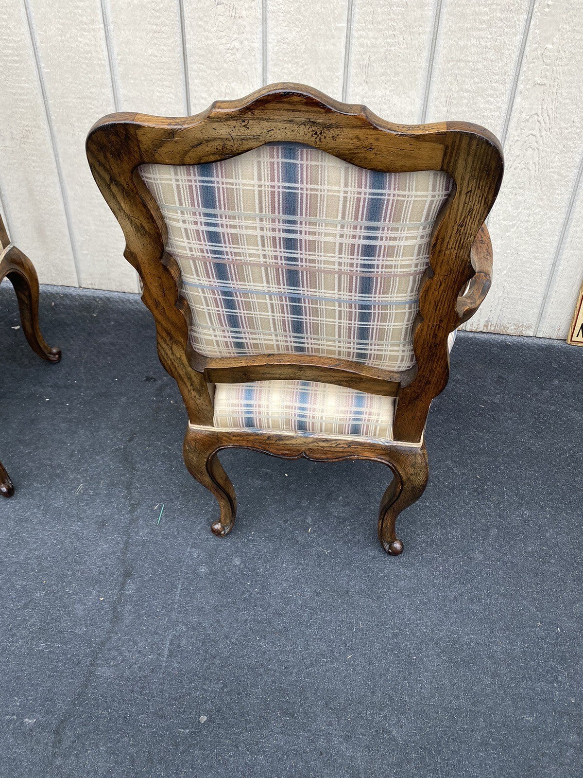 64833 Pair French Country Louis XV Bergere Armchair Chair s