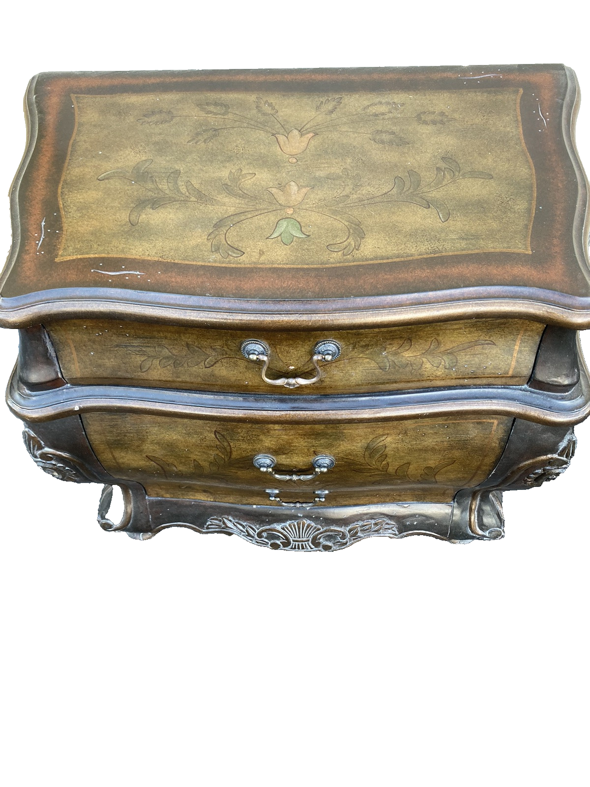 66319  Bombay Nightstand End Table Stand