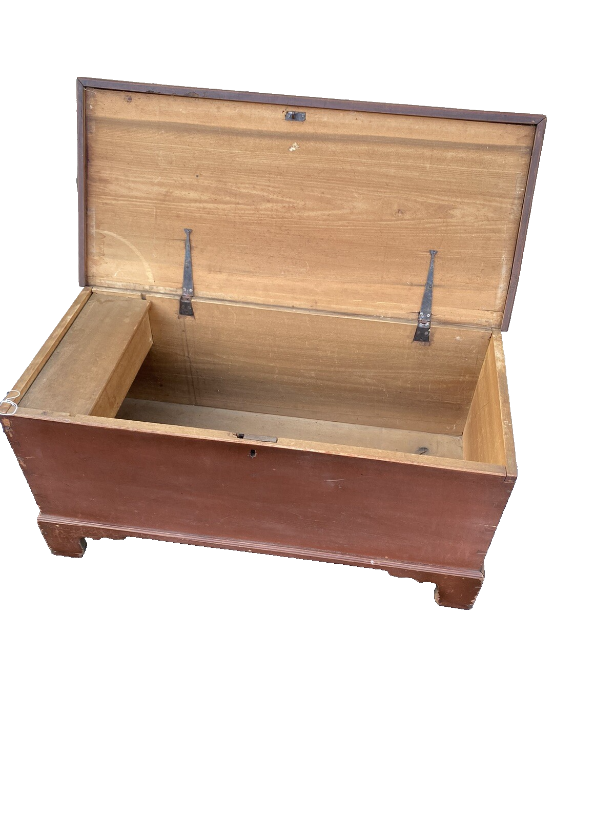65284 Antique Tool Box Storage Chest Blanket Chest