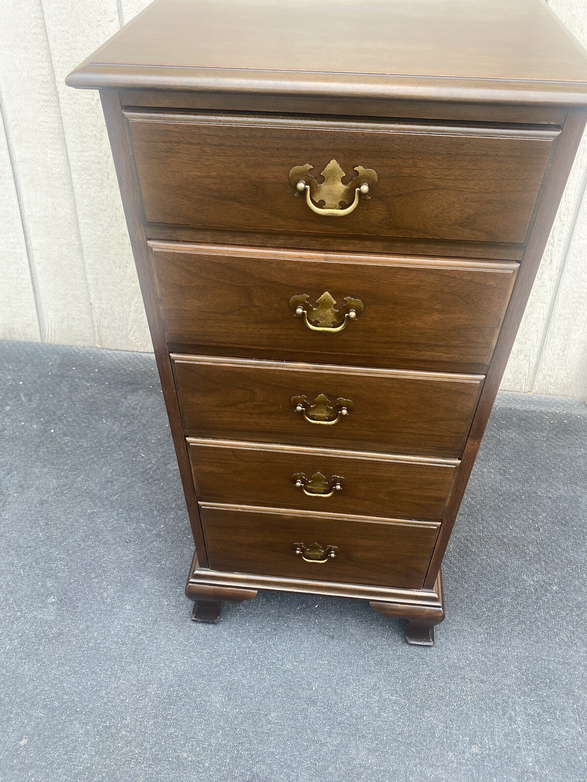 65611   KINDEL Furniture Quality Walnut High Chest Dresser