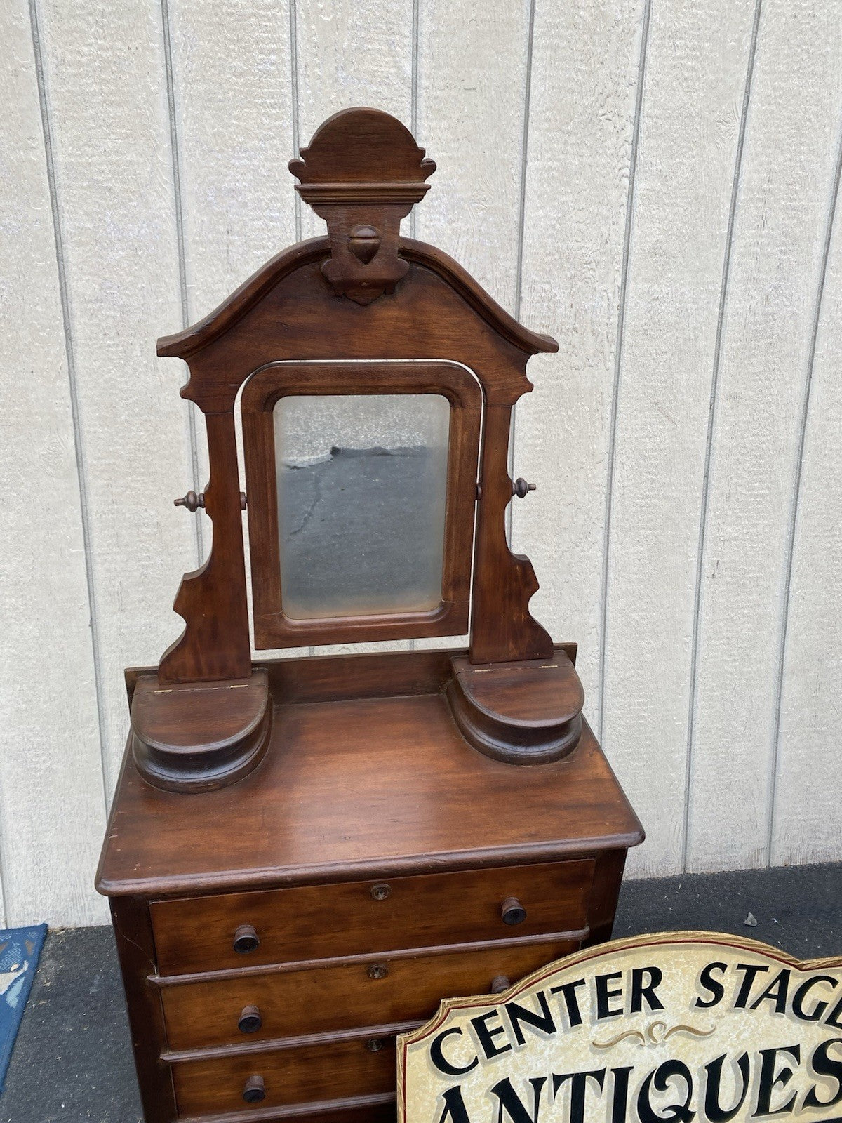 66492 Antique Victorian Salemans Sample Dresser Chest With Documentation Letter