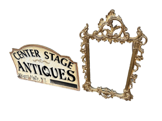 66816 Syroco Gold Decorator Mirror
