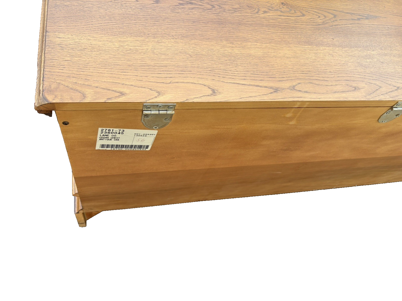 66663   Oak Dovetailed Blanket Storage Chest