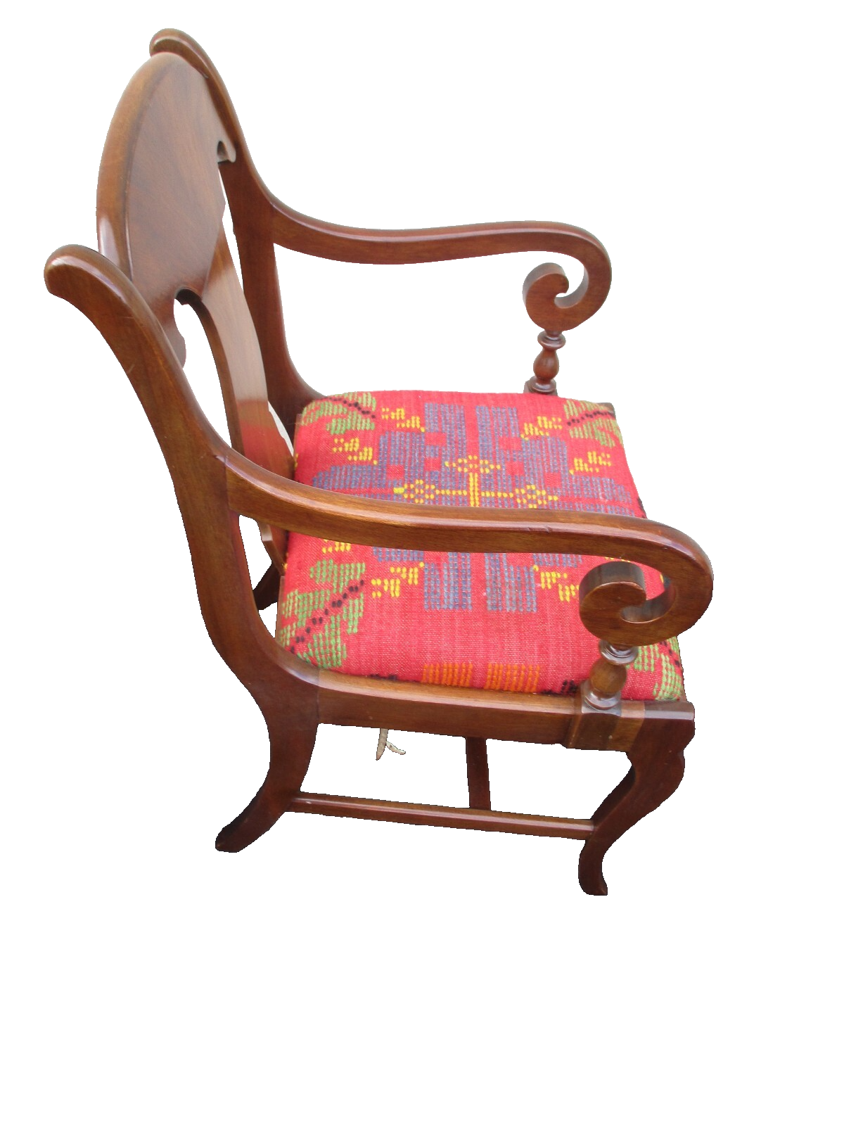 64103  Set 5 Antique Mahogany Dining Chairs Chair s