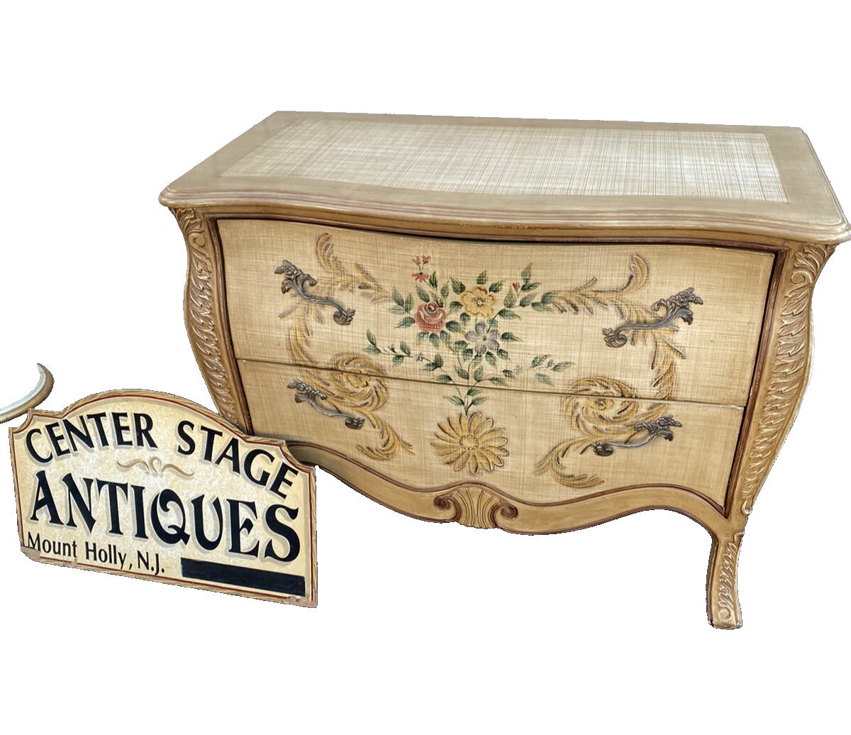 65966  Decorator Dresser Chest Bombay Sides