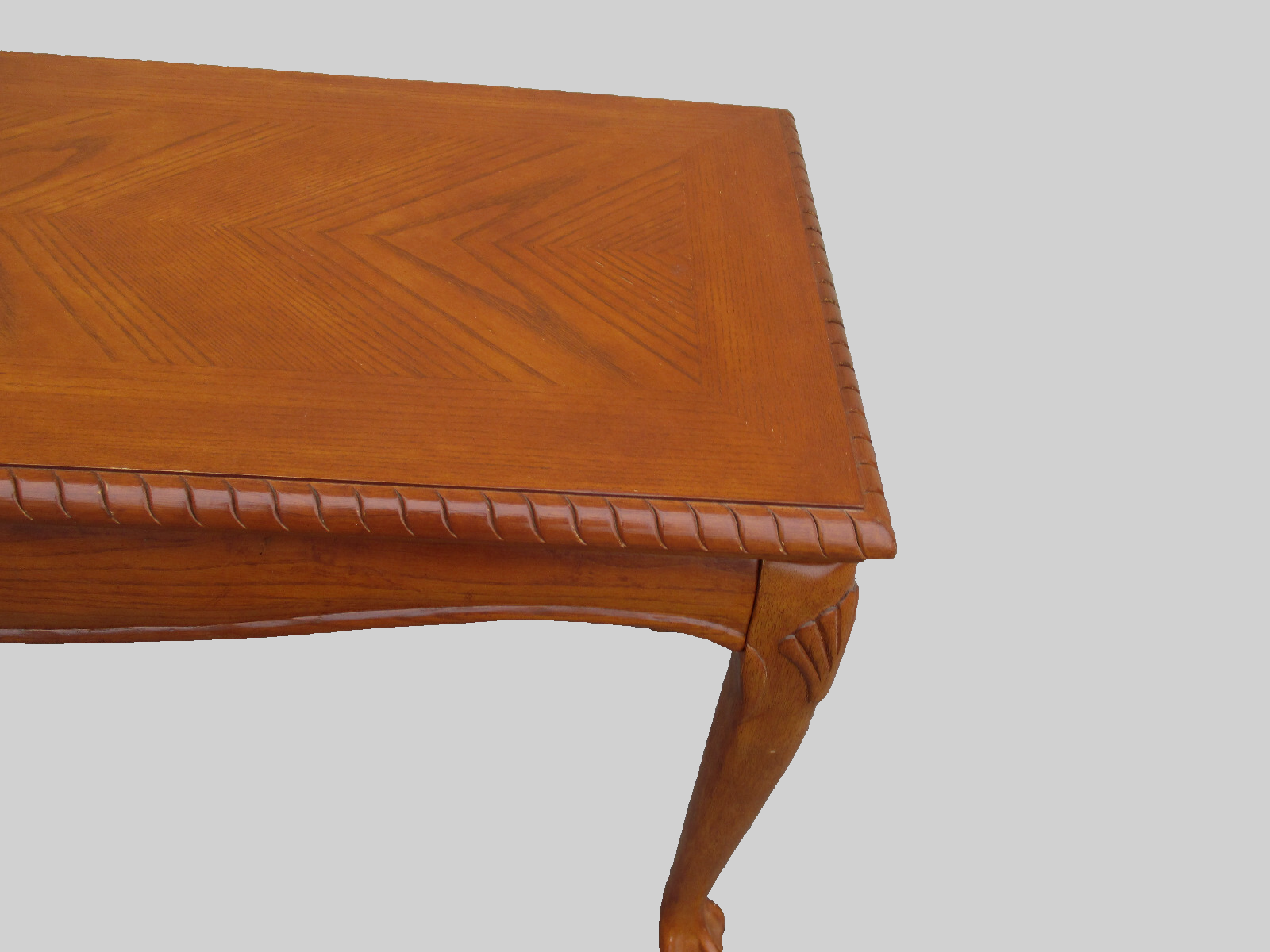 62403 Oak Claw foot Console Table Hall Stand Sideboard Server