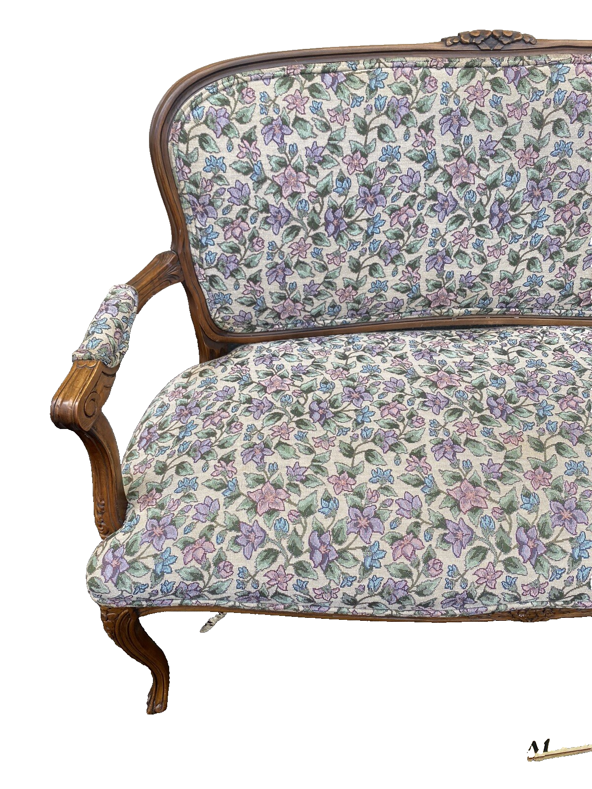 65230 French Country Louis XV Settee Loveseat Couch