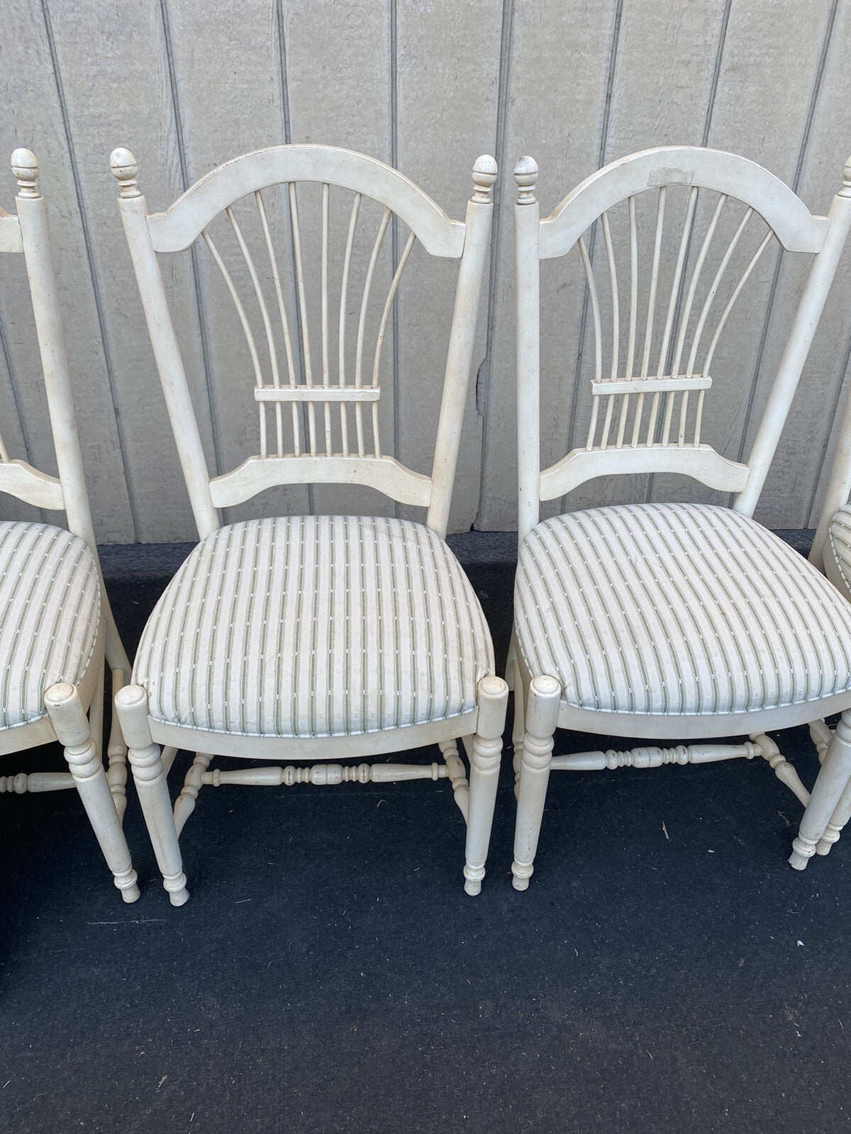 66362   Set 6 Ethan Allen Modern Dining Chair s