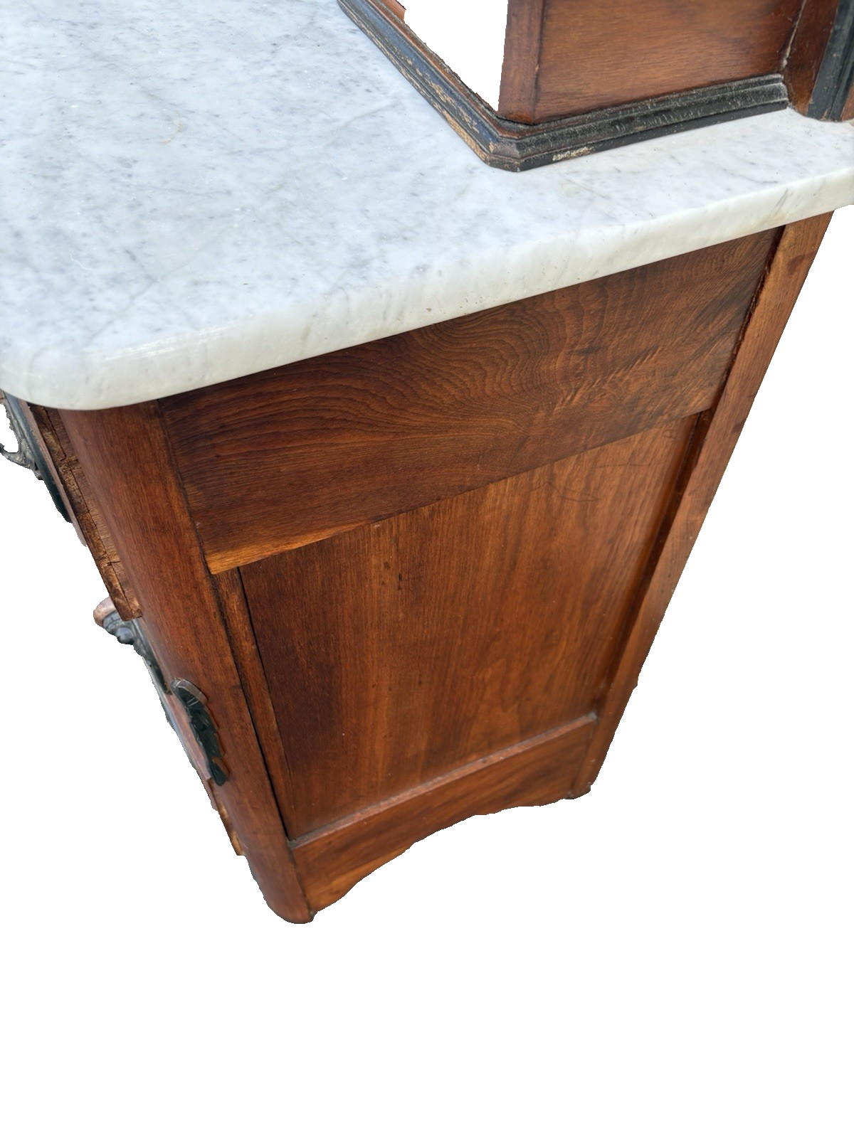 66669  Antique Victorian Marble Top Dresser with Mirror