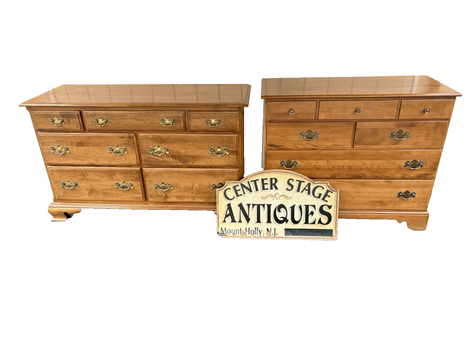 66811  ETHAN ALLEN Maple 7 Drawer  Dresser Chest