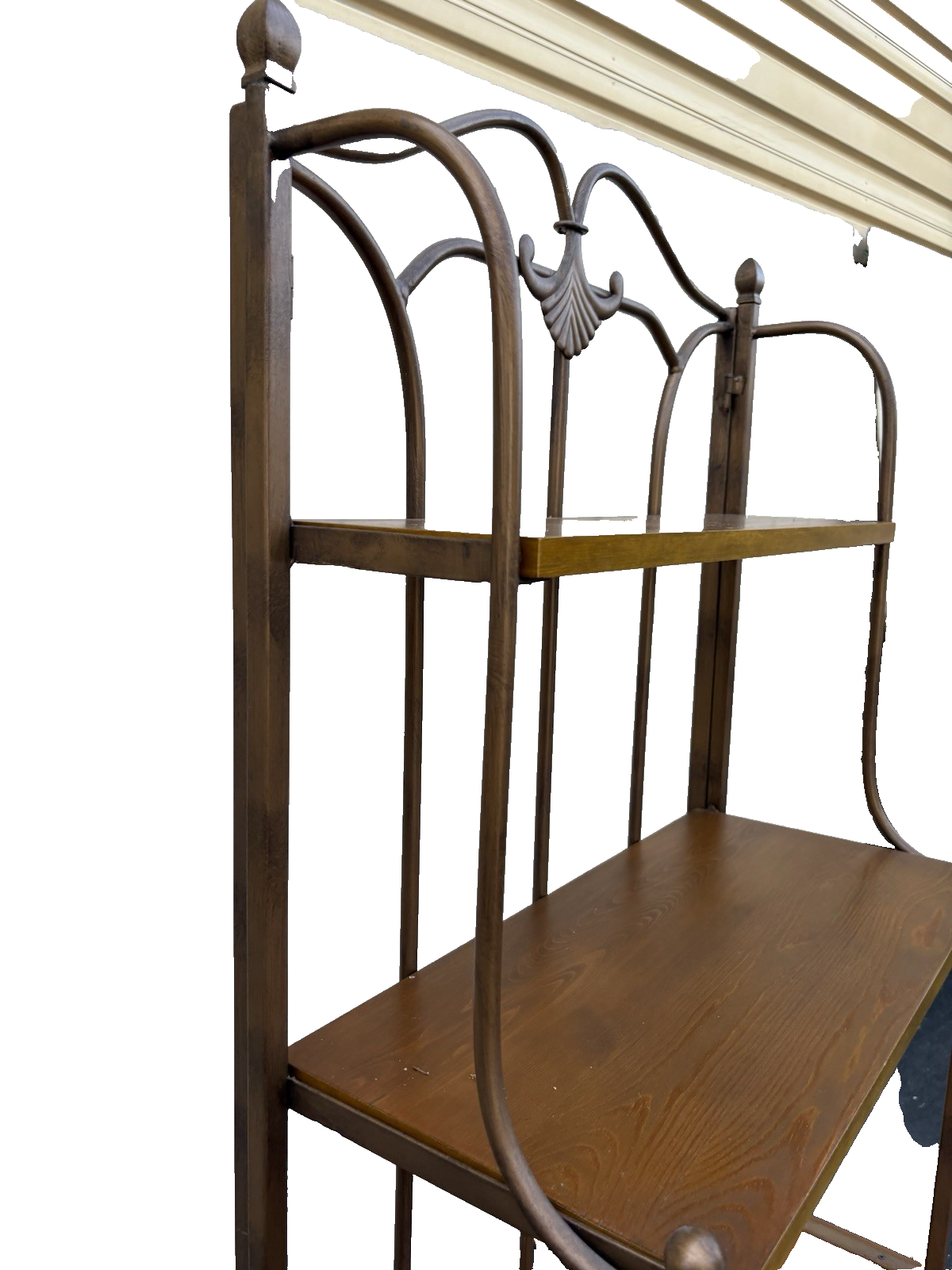 66704 Modern Bakers Rack Kitchen Cabinet with 2 drawers