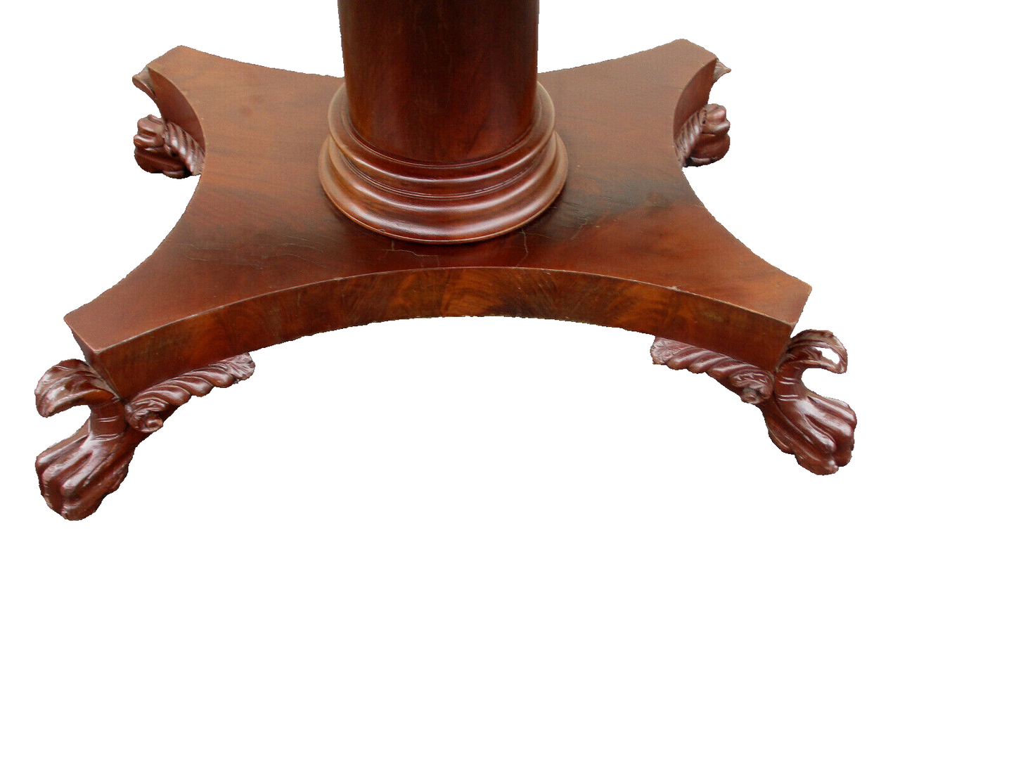 63278   Antique Empire Console Lamp Table  Dining Table Stand