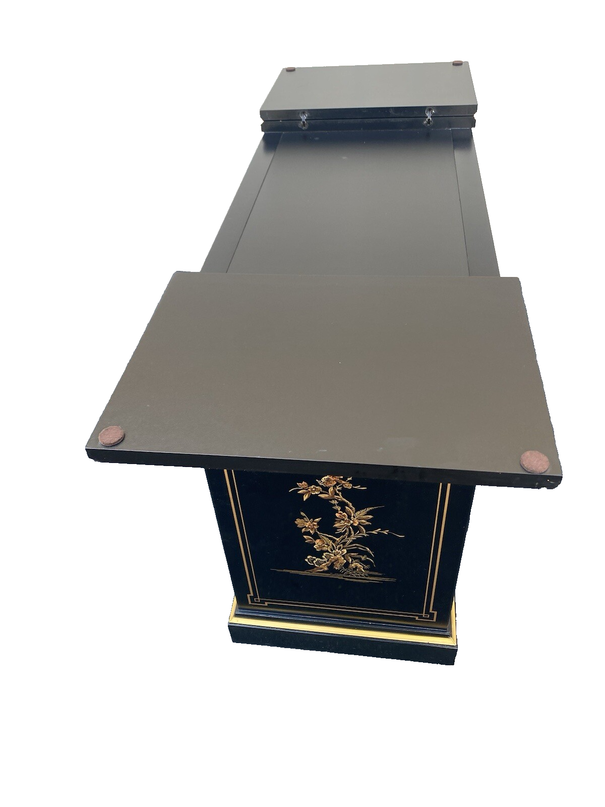 65857  DREXEL Oriental Bar Cart Server Sideboard with Flip top