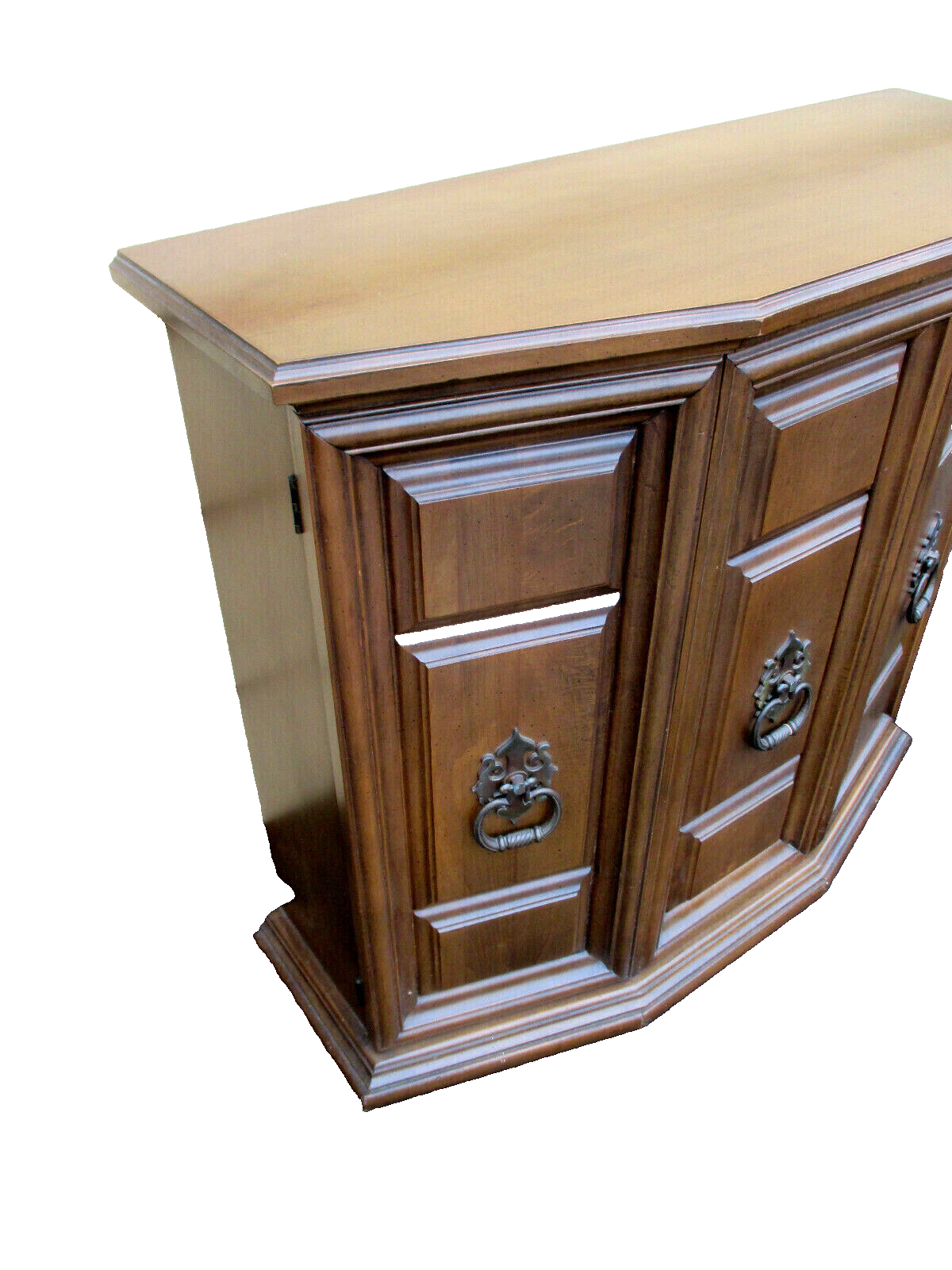 51039 QUALITY Maple Console Hall Table Stand with Mirror