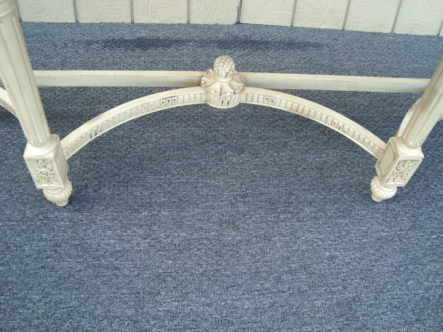 61432 Solid Wood Romantic Shabby Console Hall Table Stand