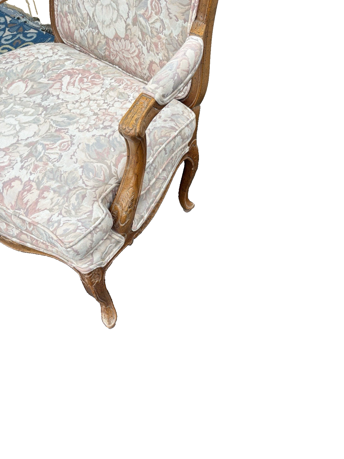 66838 Pair Louis XV Bergere Armchair Chair s