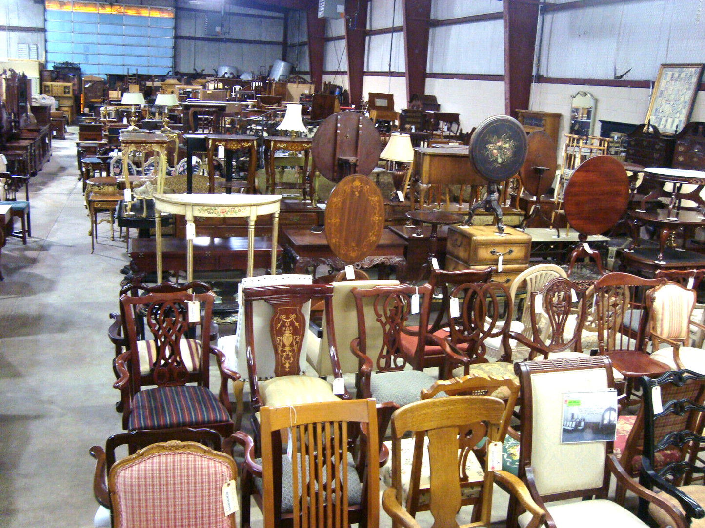 ART-WN  WALLACE NUTTING "The Swimming Pool" HAND TINTED SIGNED FRAMED PRINT