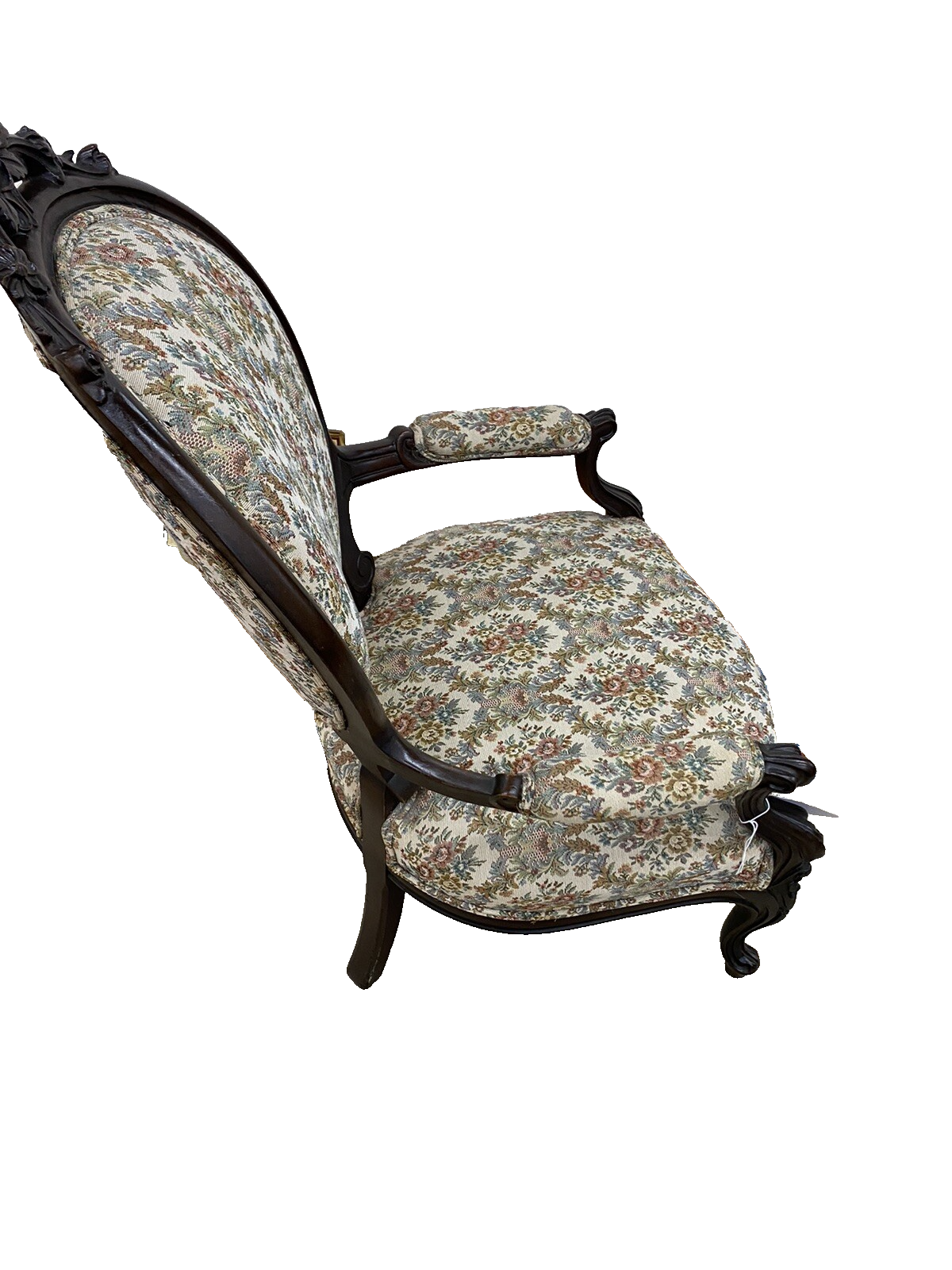 65317 Antique Walnut Victorian Armchair Chair