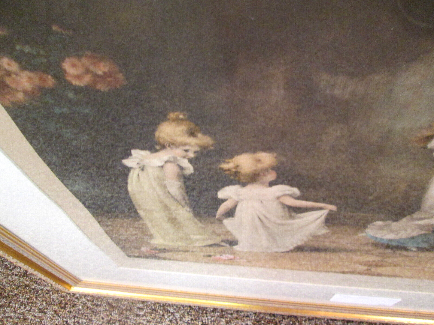 56762 Maude Goodman Framed Lithograph  "WHEN THE HEART IS YOUNG"