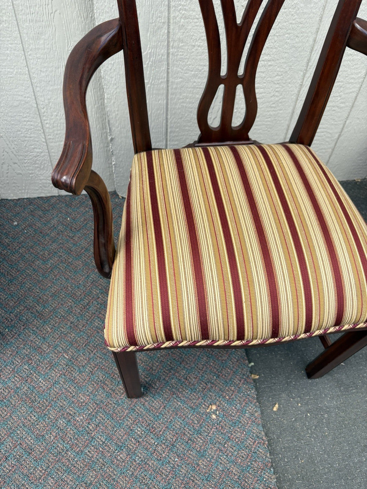66986 Set of 10 DAVIS Furniture Mahogany Dining Chairs Chair s