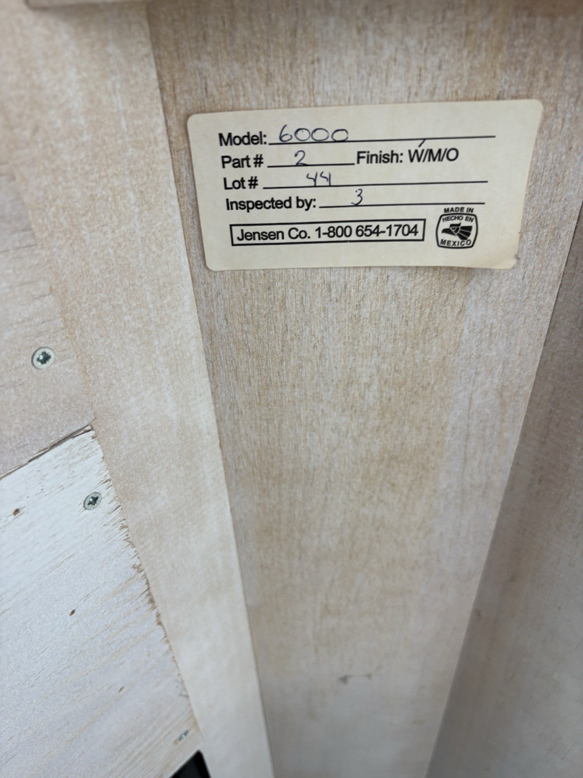 67156  JENSEN Fireplace Mantle Mantel