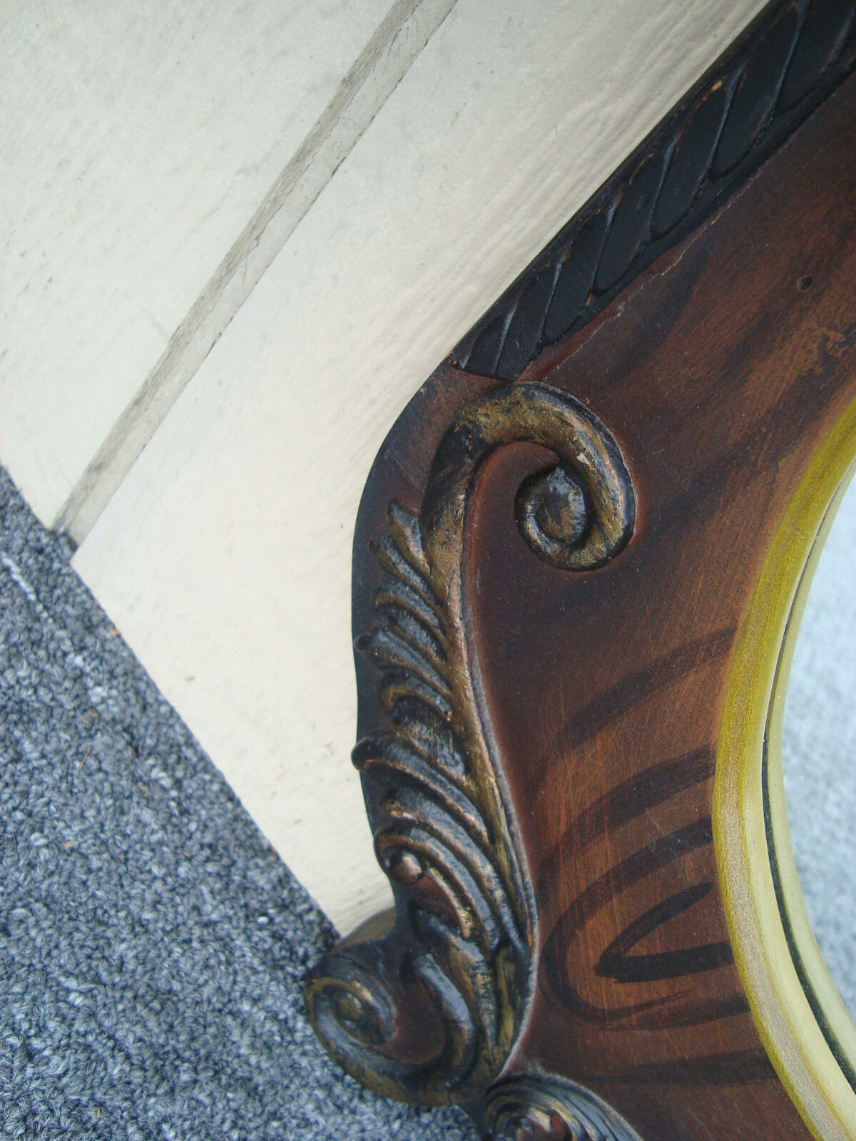 61266  Modern Carved Mirror in Fancy Picture Frame