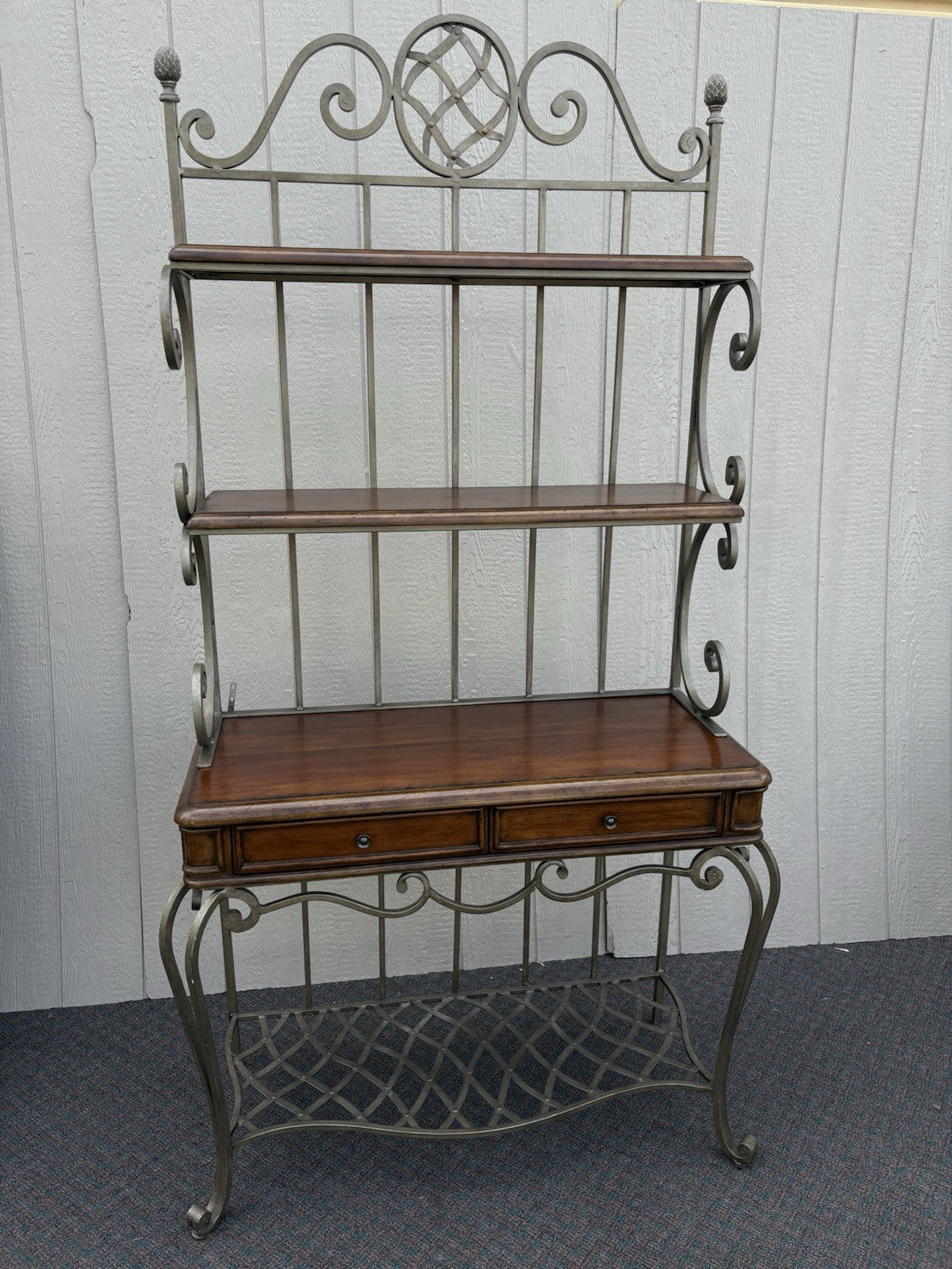 66994 Modern Baker Rack Kitchen Storage Cabinet