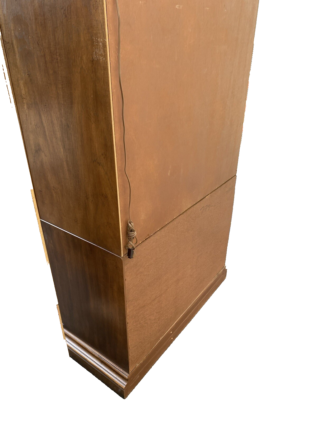 66198 BERNHARDT HIBRITEN  3 Section Wall Unit Bookcase Curio Cabinet