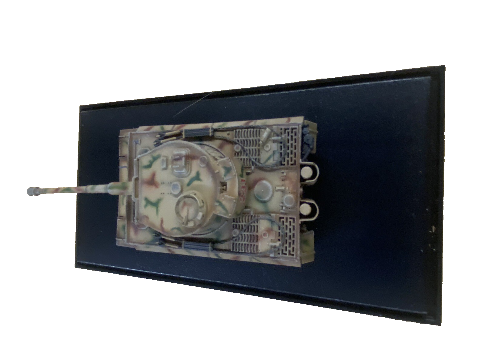 ES 47 :  Group  of  3 Military  Tanks with Show Cases  Size 7" x 3 1/2" x 3"H