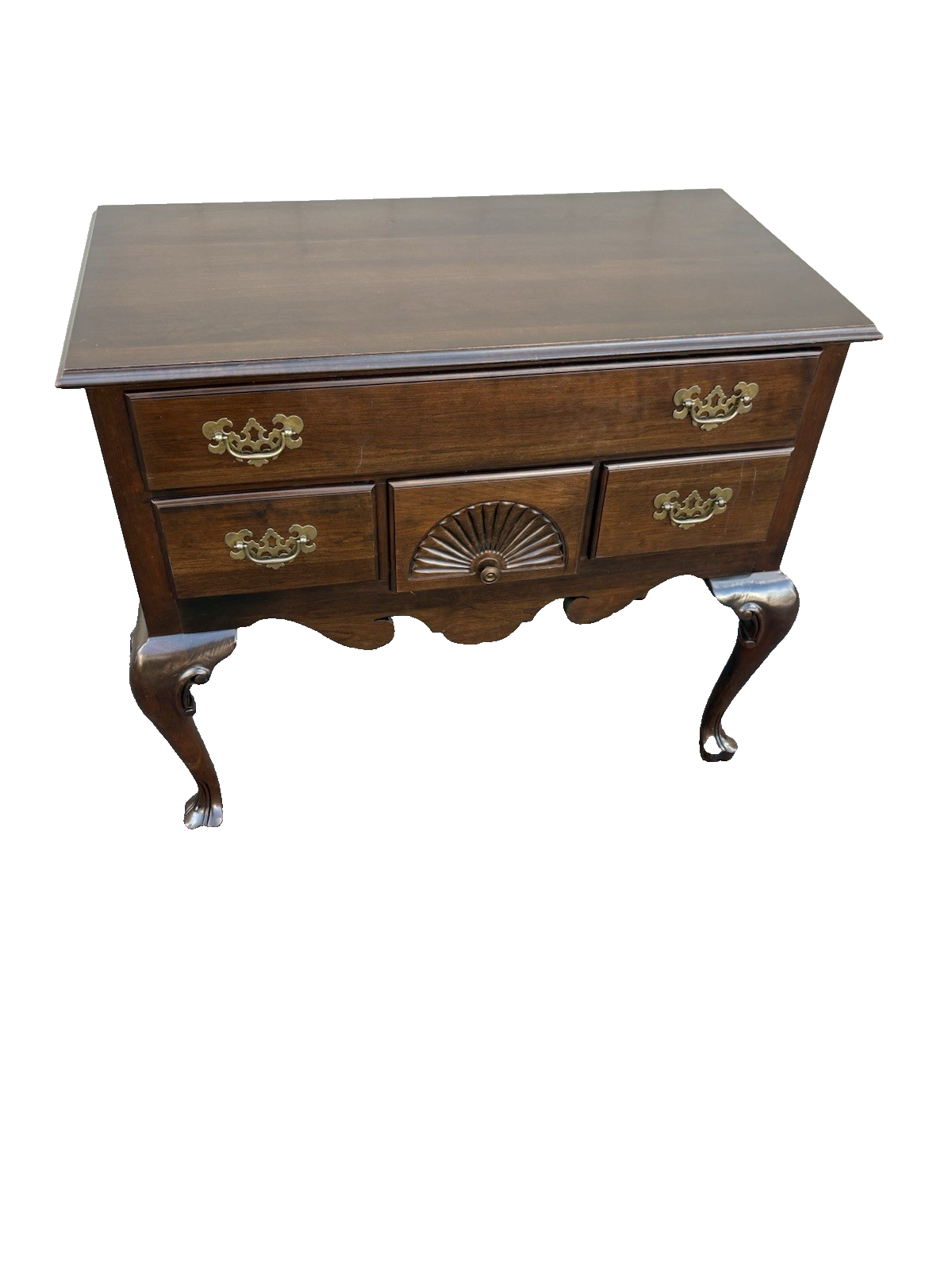 66716 Ethan Allen Mahogany Low Boy Dresser Chest