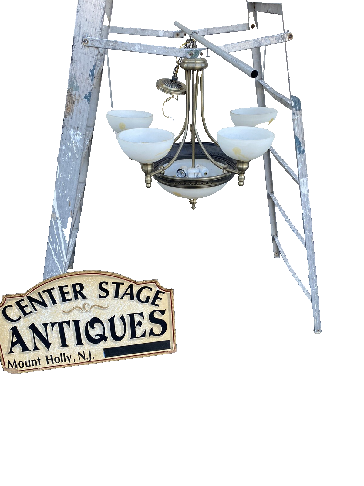 66031   Modern Decorator Hanging Light Fixture Chandelier.