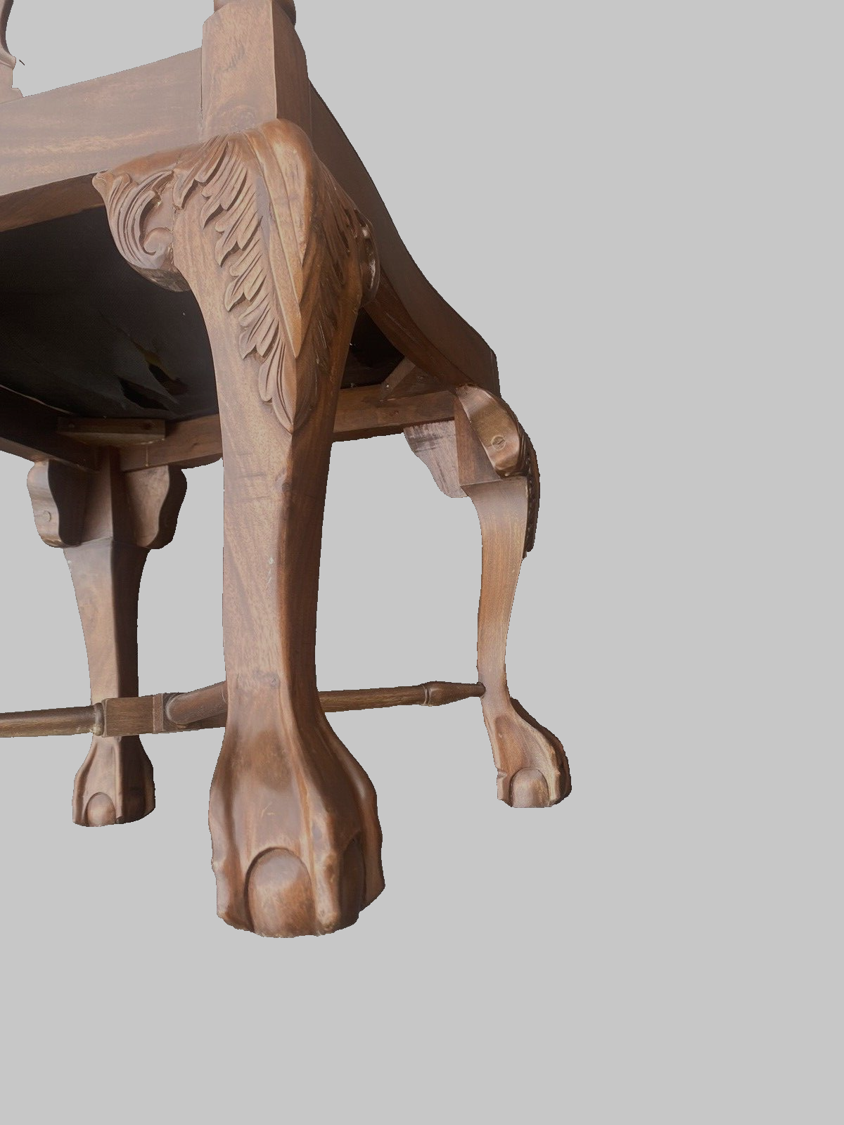 65853 Pair Mahogany Corner Chairs Chair s