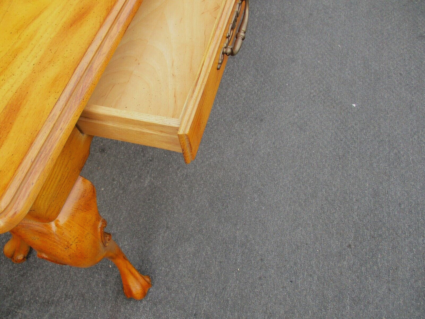 63695 Oak Console Table Server Sideboard