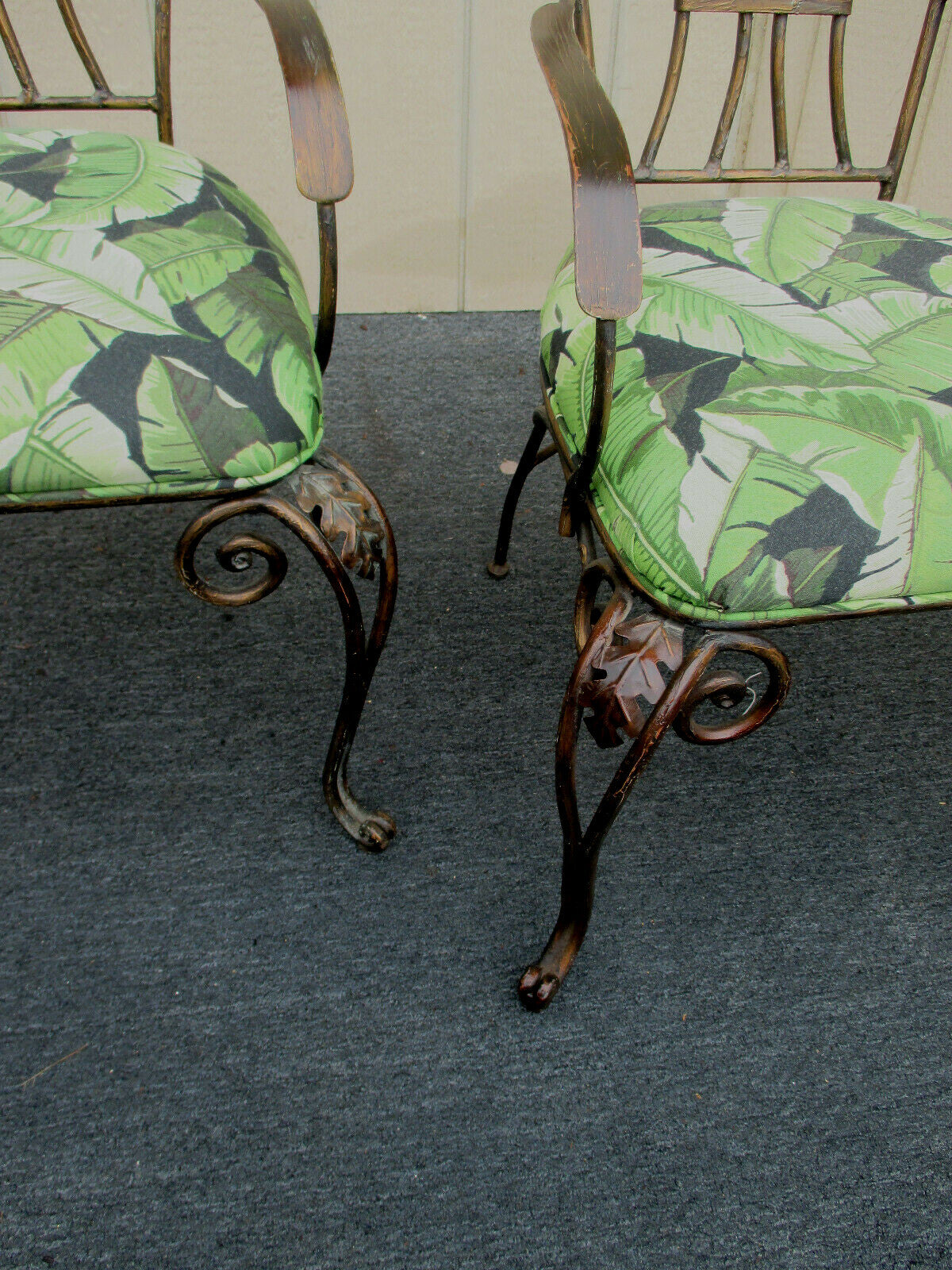 62359   Set of 4 QUALITY Metal Dining Kitchen Chairs