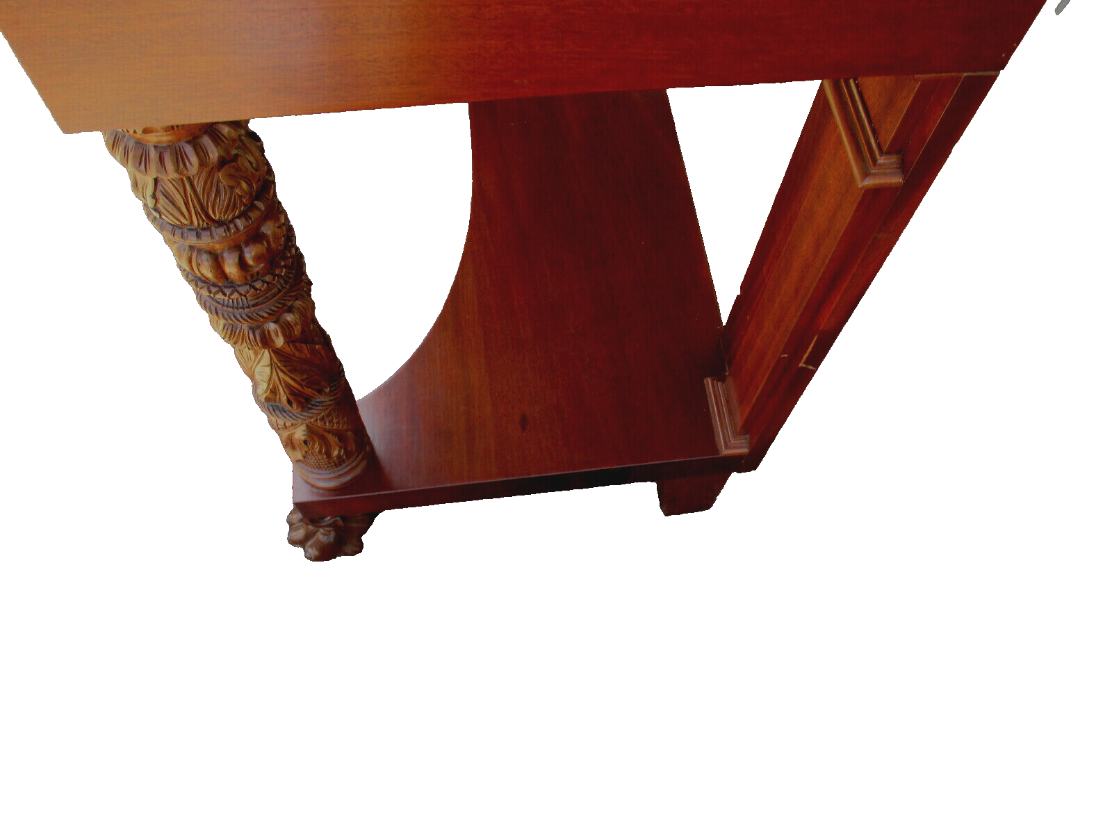 63725   Antique Empire Buffet Sideboard Server Console Cabinet