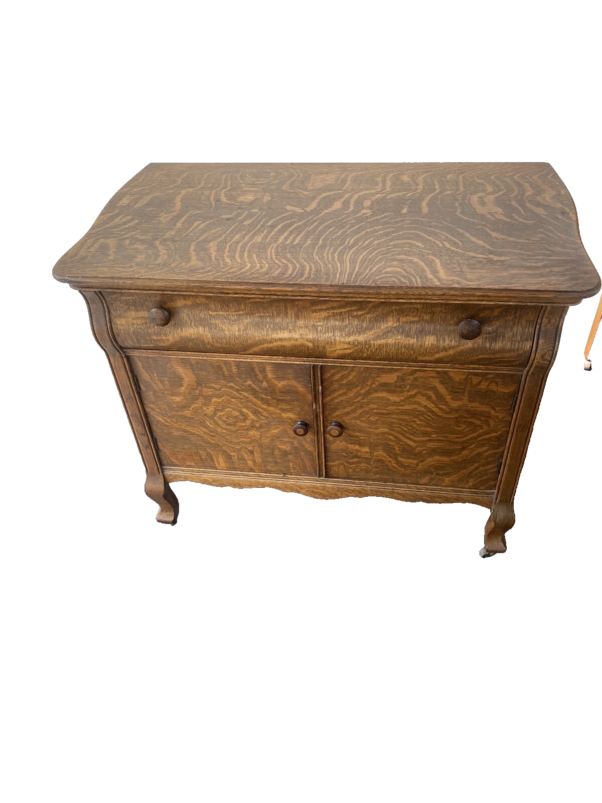 65752 Antique Victorian Oak Washstand Dresser