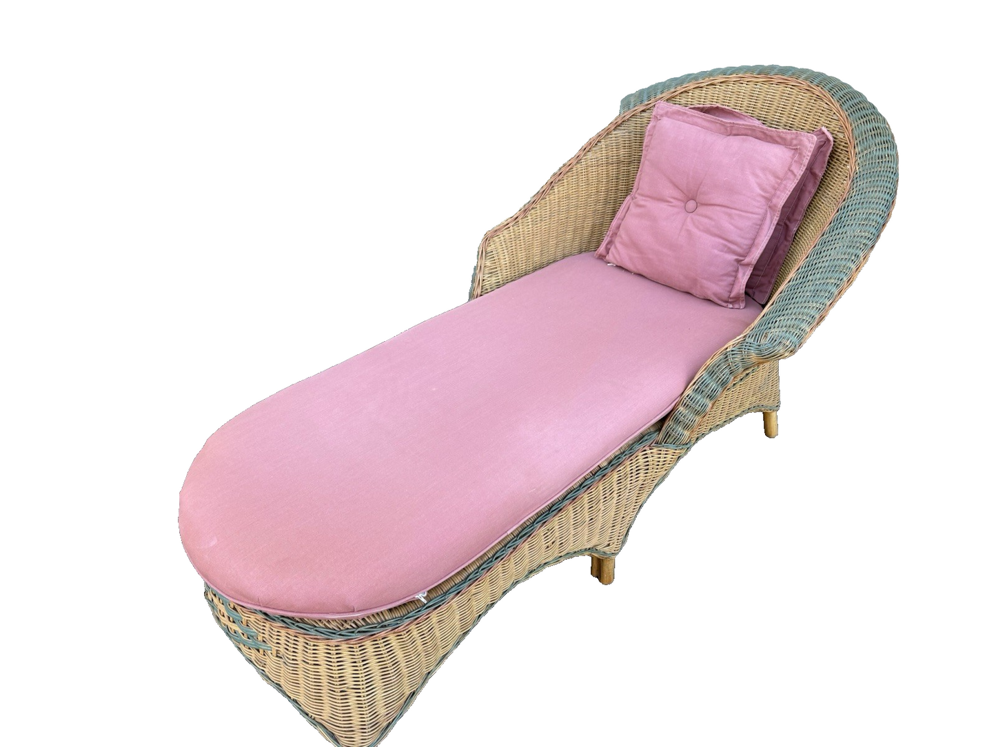 67019 Wicker Typhoon Furniture Chaise Lounge Chair