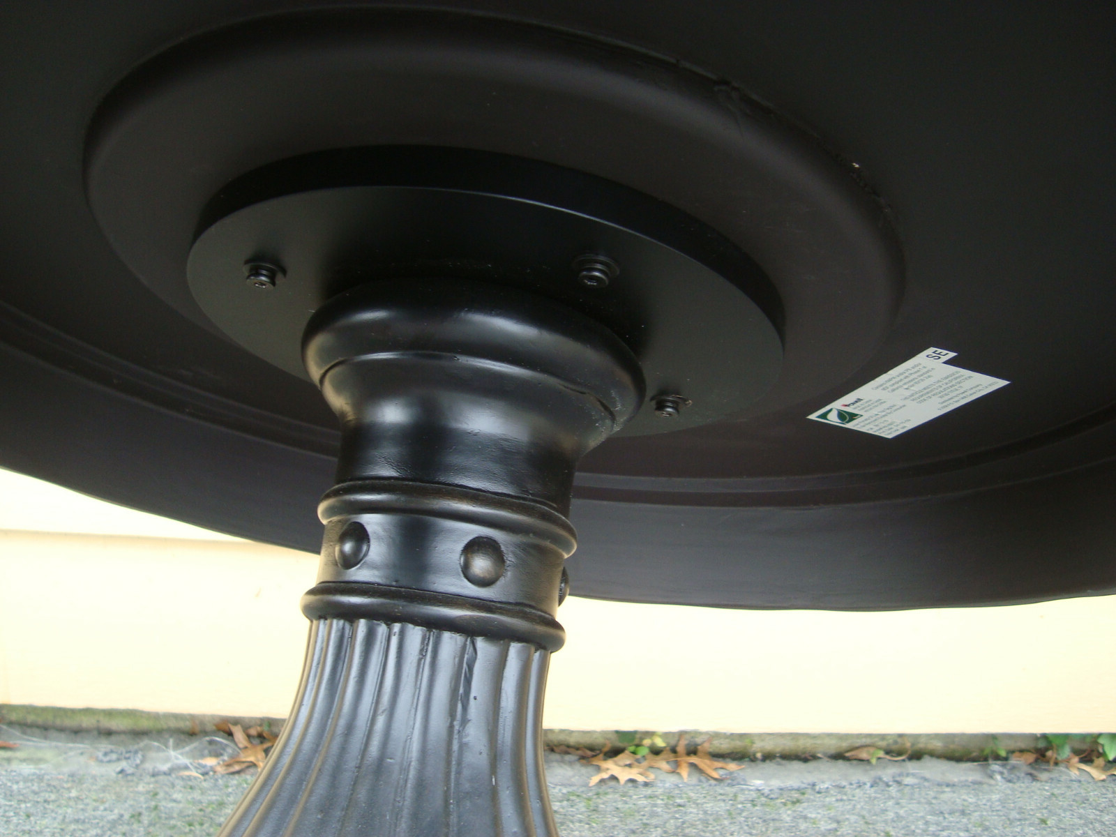 60425  Glass Top Lamp Table Nightstand Stand