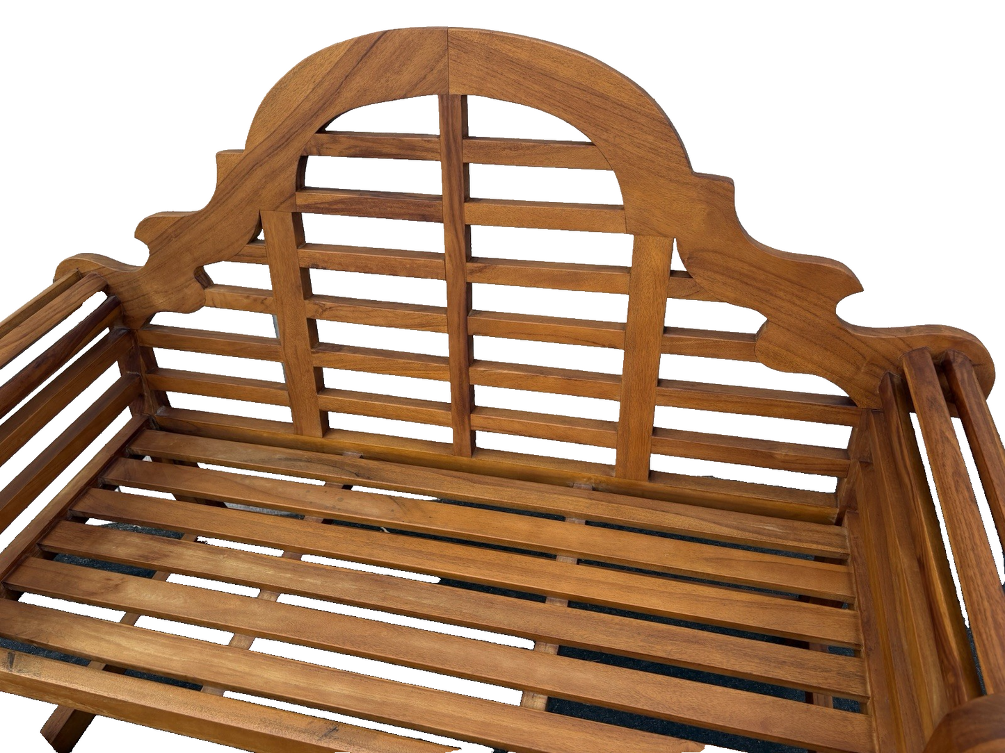 66872   BROYHILL Teak Settee Bench Chair