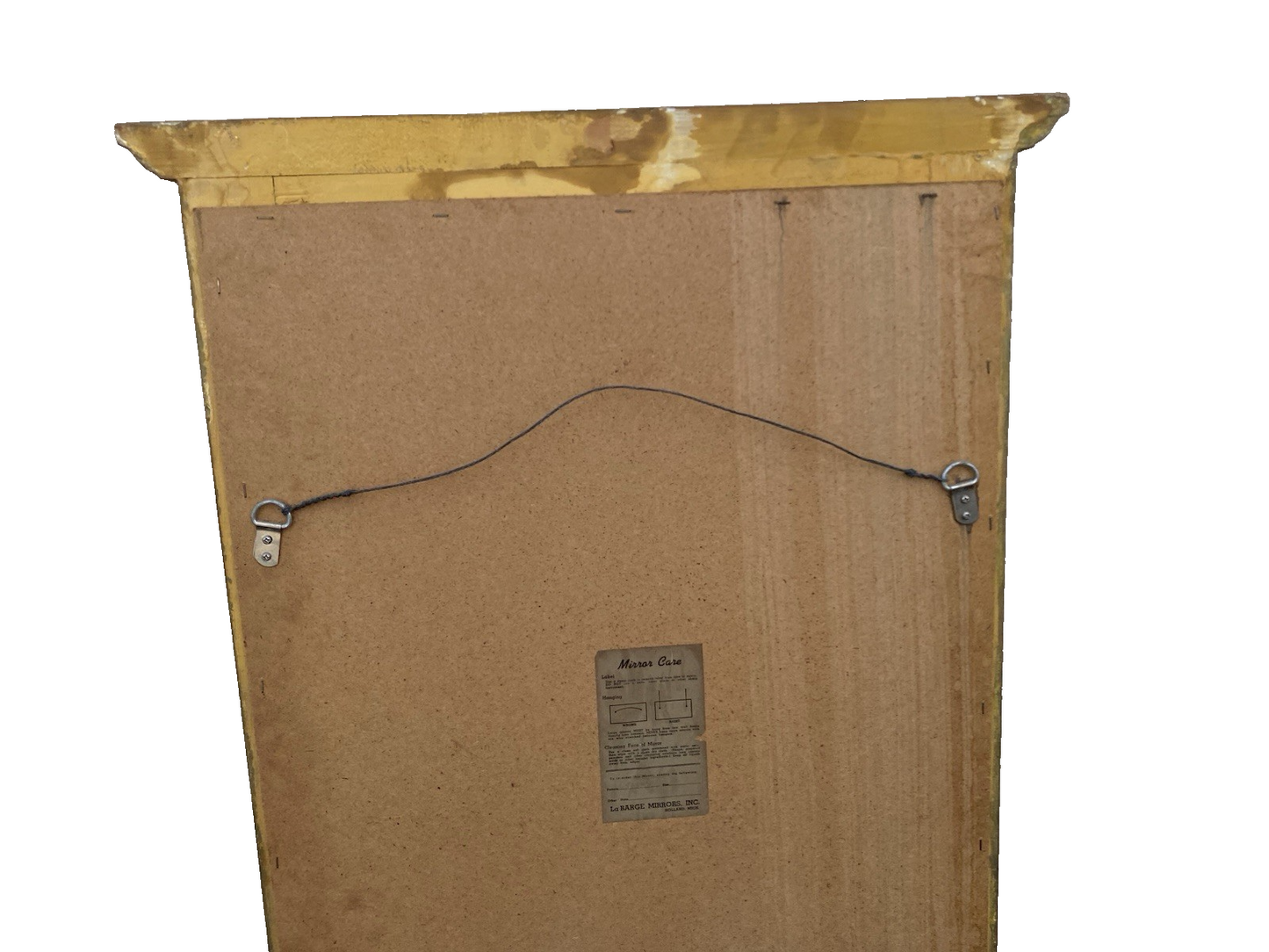 66618 LaBarge Decorator Mirror with French Scene on the top