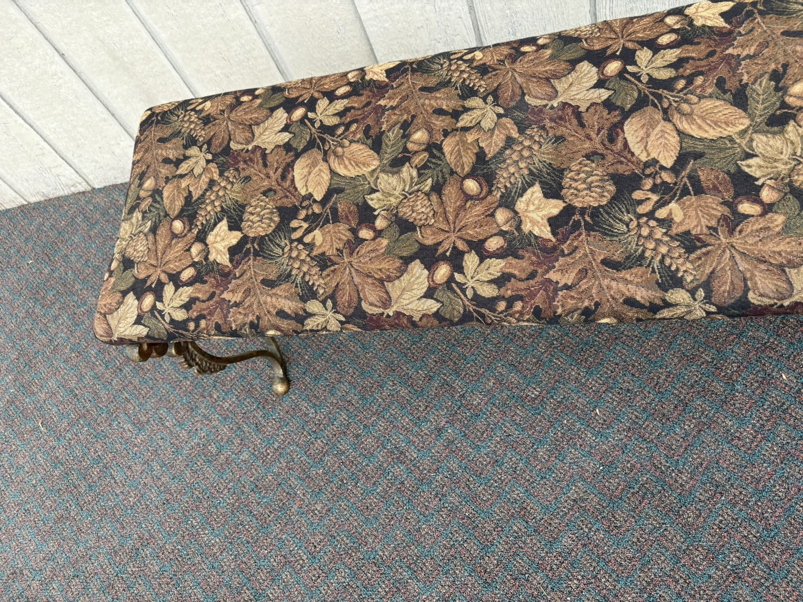 66833   Wrought Iron Window Bench with Fairey Figures on sides