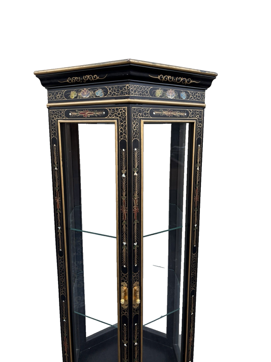 66907   Oriental Curio Display Cabinet China cabinet