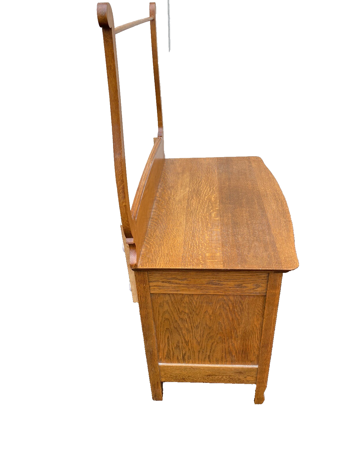 65145   Antique Victorian Oak Washstand Dresser