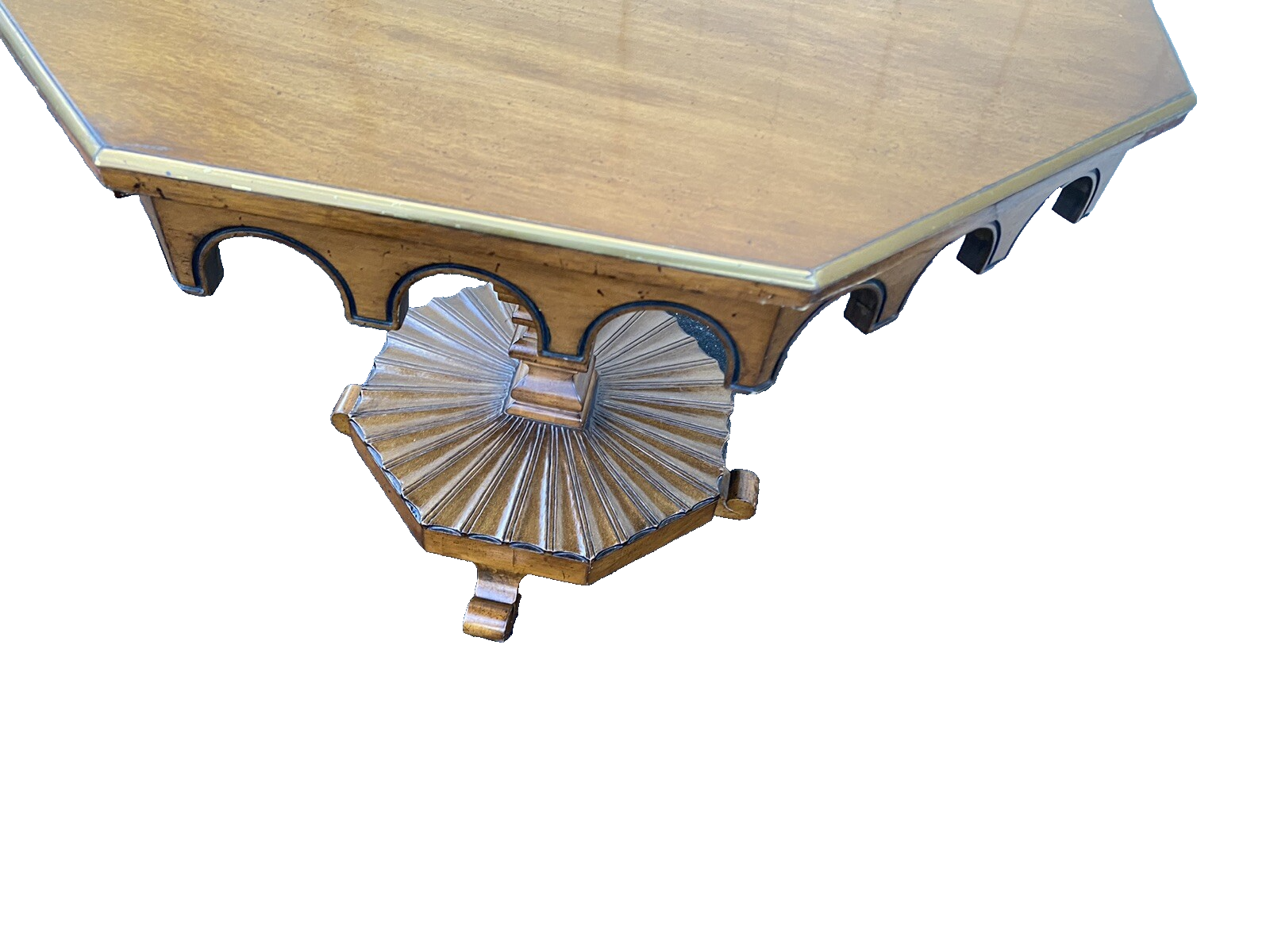 66214   Decorator Hex Lamp Table Stand