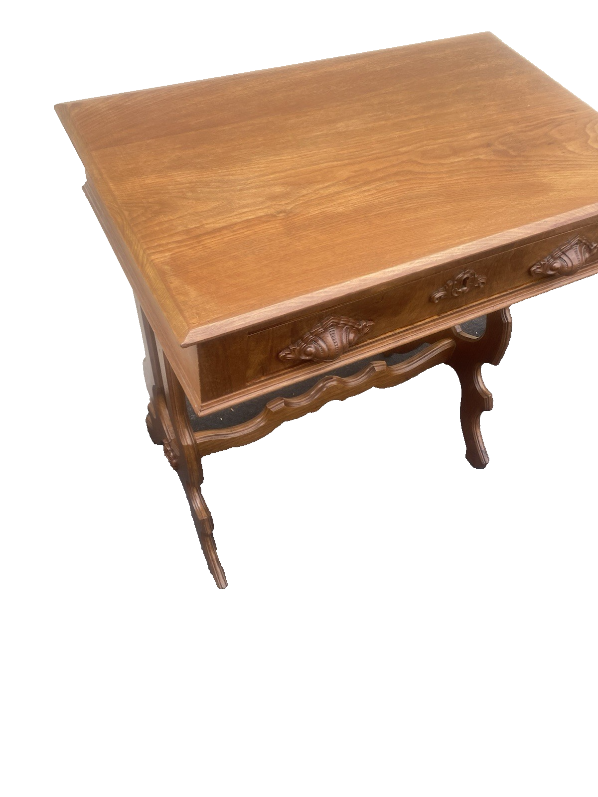 66588 Antique Walnut Victorian Lamp Table Stand