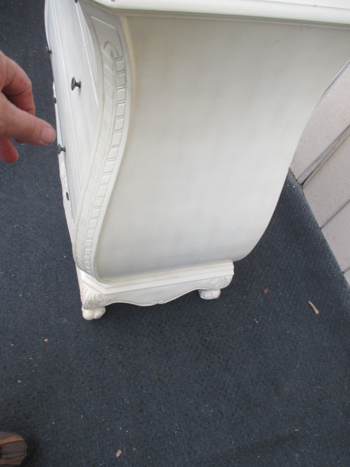 63996 Romantic Shabby High Chest Dresser